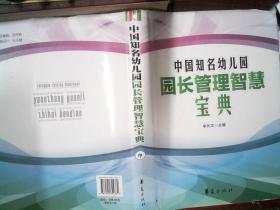 中国知名幼儿园园长管理智慧宝典 （中卷）精装