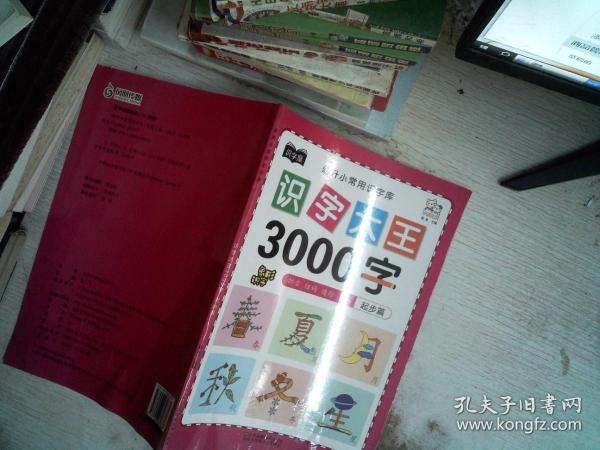 幼儿学前识字大王3000字全套6册 幼小衔接一日一练全套识字教材 幼儿园大班中班小班一年级3-4-5-6岁幼升小看图识字神器儿童启蒙早教认字书