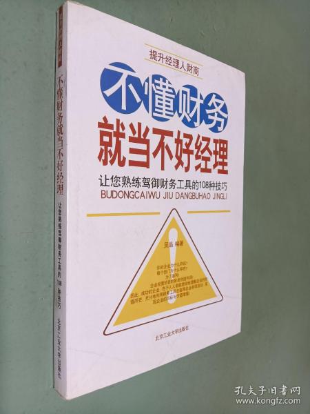 不懂财务就当不好经理：让您熟练驾御财务工具的108种技巧