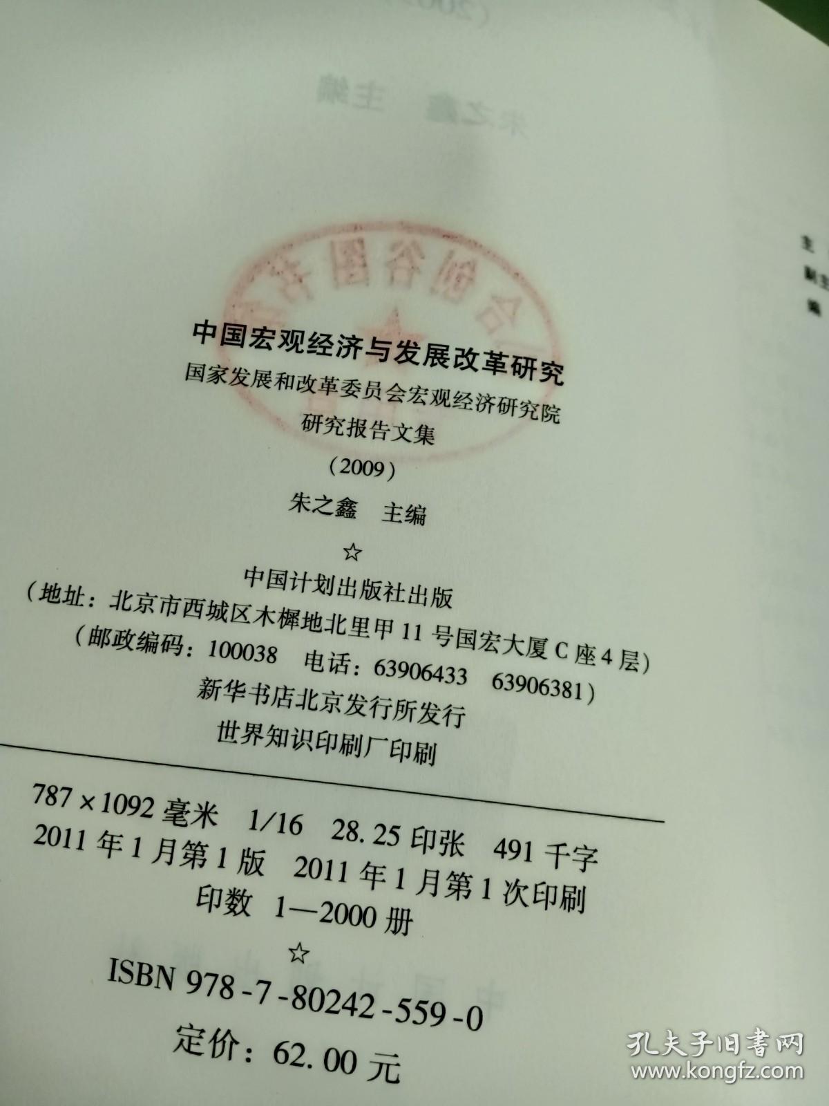 中国宏观经济与发展改革研究（2009）