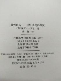 蓝色巨人:IBM公司的浮沉