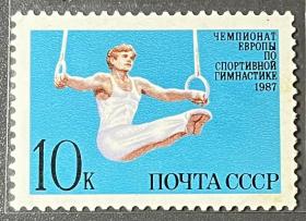 苏联1987年 莫斯科欧洲体操锦标赛 1全新
