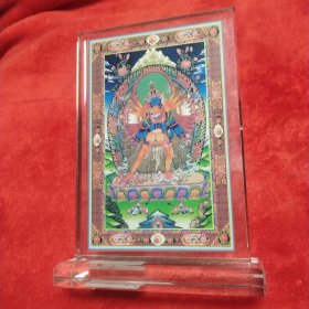 水晶座架时轮金刚本尊坛城（慈成加参灌顶大法会纪念品）