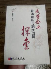 民营企业技术创新与制度创新探索