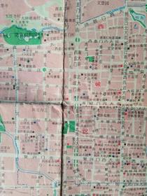 1987年北京街道交通图北京市交通路线示意图