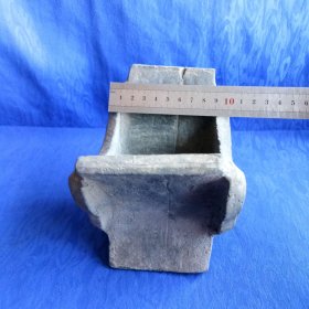 晚晴民国浮雕花卉瓦当式陶香炉家居会所民宿香薰陈列影视剧道具怀旧老物件收藏