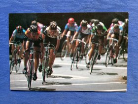 世界博览世界体育自行车比赛明信片