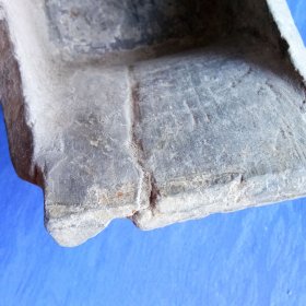 晚晴民国浮雕花卉瓦当式陶香炉家居会所民宿香薰陈列影视剧道具怀旧老物件收藏