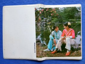 80年代天津东风制本厂日记本笔记本塑料皮人物武术舞剑图案怀旧包装趣味收藏