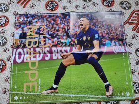 足球周刊 2022卡塔尔世界杯 大巴黎法国球星姆巴佩//英超切尔西队世界冠军阿根廷后卫恩佐费尔南德斯 海报