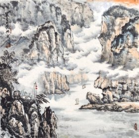 李兴武真品国画，山水1