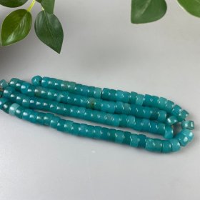 古玩，古天河石手链，西周天河石手链，千古神韵，纯天然极品“西周古天河石”手串，极为罕见春秋战国天河石手链，非常难得“古天河石珠”包浆醇厚，沁色自然，孤品神韵的手链，西周春秋古天河石手链，可遇不可求，绝世珍品手链一串，绝世珍宝