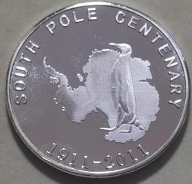 古钱币，老钱币，企鹅地图精制硬币，南极探险100周年纪念币，极其少见！，正品保真，非常稀有难得，意义深远，可谓古钱币收藏的珍品，孤品，神品