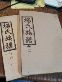 《邵东杨氏三修族谱》存两册世系：卷三，卷四。199？年，湖南 邵东，堂号：四知堂。27.5*18*2.5cm。