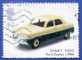 1956年福特汽车--英国邮票--早期外国邮票甩卖--实拍--包真--店内多