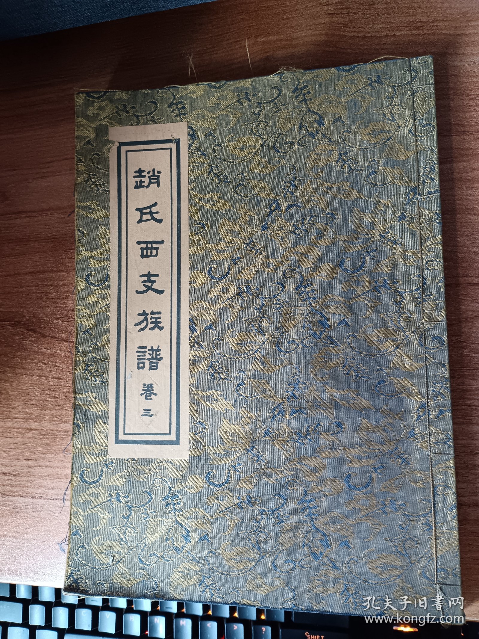赵氏西支族谱卷三