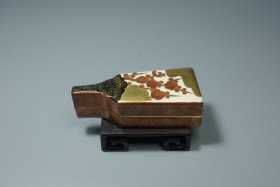日本近代京烧描金羽子板型香盒（全品）