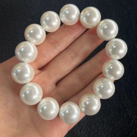 珍珠项链 珠子15.5mm