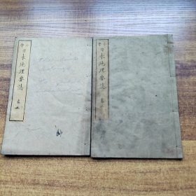 日本原版  小学校教学课本   《小学日本地理要誌》存2册      明治12年（1879年）