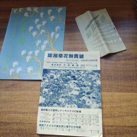 图书目录   球根草花特别号  吉野藤4月号等3册    日本昭和年间