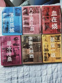 潇湘战史纪实文学丛书：血在烧，八千男儿血，落日孤城，最后一战，逝水沧桑，荡匪大湘西。