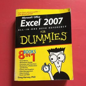 Excel 2007 All-In-One Desk Reference for Dummies 傻瓜书-Excel 2007 案头参考全书