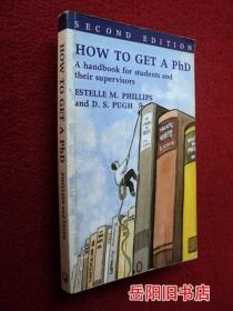 HOW TO GET A PhD  英文原版