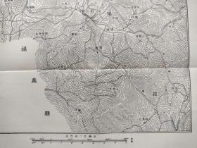 浙江平阳县地形，礬山街、南堡、丁村岭、金家垟、尖脚坑、水尾下、新岭脚、温州窟。龙冈岭脚、羊角正山、北山街、夏高桥、埔坪、芙尾冈、下堡、大平山、林家山。平阳眀礬山（山沟、小路、民居村落）。1套2张，尺寸品相见图。折寄。