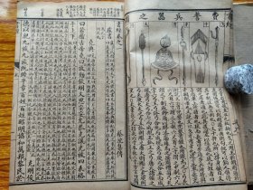 宣统3年绘图监本（官版）。序：沈作、建宁府建阳县人，西山先生之仲子，九峰先生。内容：尧典、大禹谟、禹贡、胤征、商书、汤誓、蔡仲之命。帝王世次、七政之图、五辰闰月、璿机玉衡、九疆图、大辂图（皇帝所乘之车）。衡之图（度量衡）。上公圭九寸。谷壁蒲璧。玉帛图。乐器图。冕服。侯卫执图（礼器）、兵器。六尺六寸为上弓、六尺三寸为中弓。印：马氏梦蕚。6卷全，20*13cm，书有损，品相见图。