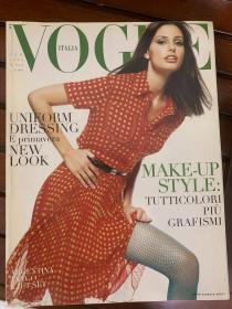 VOGUE ITALIA意大利版1996年4月 时尚杂志 封面如图