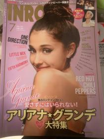 InRock  2016年7月 Ariana  Grande封面  日文娱乐杂志  薄本