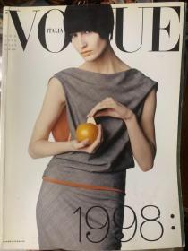 VOGUE ITALIA 意大利版 1998年1月 Erin O'Connor 时尚杂志状况如图