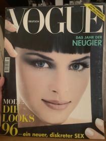 VOGUE DEUTSCH 德国版 1996年1月？ 时尚杂志状况如图