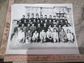 山西大同白洞中学初三.四班师生毕业合影1985.7..15.5x12