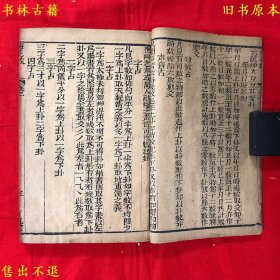 《梅花易数》全名《新刻增定相字心易梅花数》四卷合装为线装一册全，（宋）邵雍撰，清光绪丁未年有益堂刻本，墨色浓郁，刻印清晰，正版实拍，品相如图，孔夫子孤本！