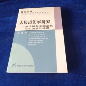 人民币汇率研究--兼论国际金融危机与中国涉