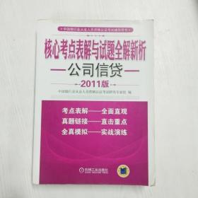 核心考点表解与试题全解新析：公司信贷