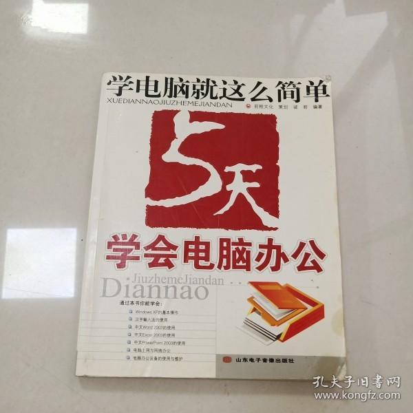 5天学会电脑办公（附光盘）