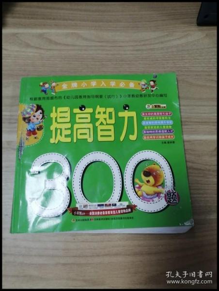 金牌小学入学必备：提高智力300题