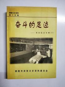 S914 铜陵文史资料总15奋斗的足迹艰苦创业专辑2含铜陵华源麻业有限公司改革纪略/凤矿铁路专用线建设始末等