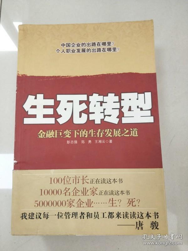 EI2019750 生死转型: 金融巨变下的生存发展之道--盛景网联培训集团管理系列丛书