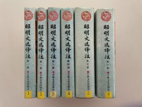 昭明文选译注1-6全六册