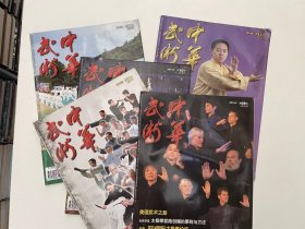 中华武术 上半月刊 2014年第8-12期 5本合售