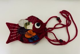 日本鲤鱼造型布手袋