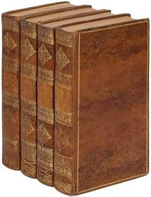稀缺，珍贵 ，《 弗拉菲乌斯约瑟夫，犹太历史学家的真正作品 4卷全 》黑白版画, 约1829年出版