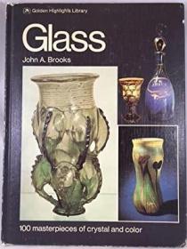 稀缺，《古代欧洲玻璃制品的艺术》大量黑白和彩色插图，约1973年出版