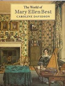 稀缺，美国女水彩画家 玛丽•艾伦，彩色插图版，约1985年出版。