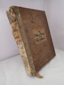 稀缺《我们祖父的愚蠢与时尚 》 彩色版画插图，约1887年出版。