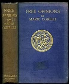 英国小说家科雷利《自由意见》， 约1905年出版