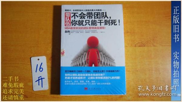 带队伍：不会带团队，你就只能干到死！：MBA最受欢迎的团队管理高级课程